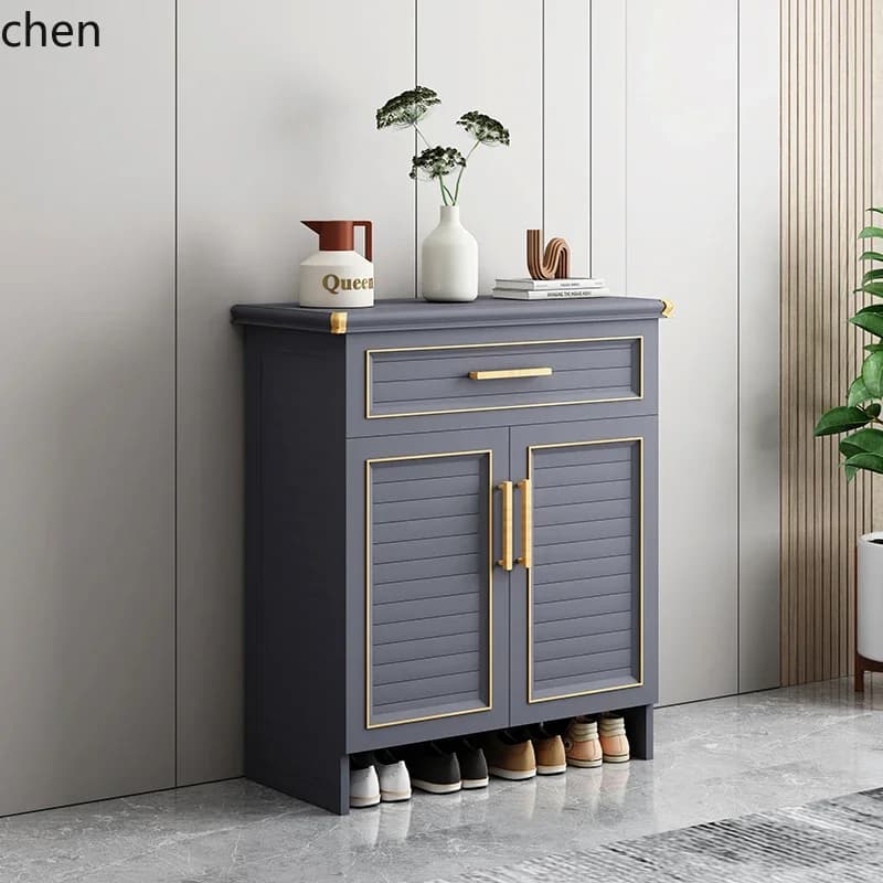 all-aluminum alloy shoe cabinet outdoor balcony waterproof and sunscreen locker