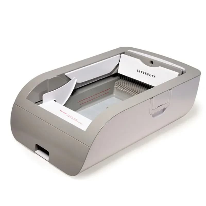 Sabbiera per gatti quadrata Scatola per lettiera per gatti autopulente intelligente Grande ingresso automatico superiore Toilette per gatti autopulente portatile Articoli per animali domestici