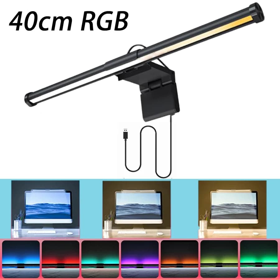 30/40 centimetri Monitor PC Schermo Luce LED Dimmerabile Apprendimento Lettura Illuminazione Dimmerabile USB Luce notturna Bar Touch Protezione degli occhi Luce