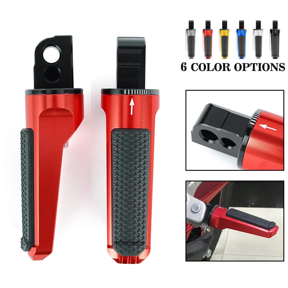 Pedane Posteriori Poggiapiedi Passeggero per SUZUKI B-KING GSR600 GSR750 GSXR600 GSXR750 GSXR1000 SFV650 SV650 X