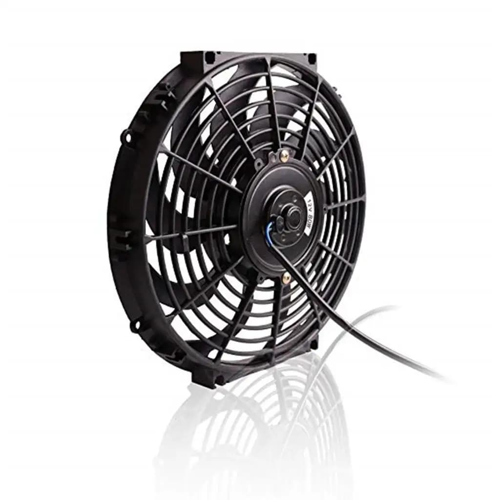 Ventola di Raffreddamento Universale per Motore Elettrico 14 Pollici in Plastica, Dispositivo di Raffreddamento per Radiatore Auto ad Alto CFM per Sistema di Raffreddamento Veicoli