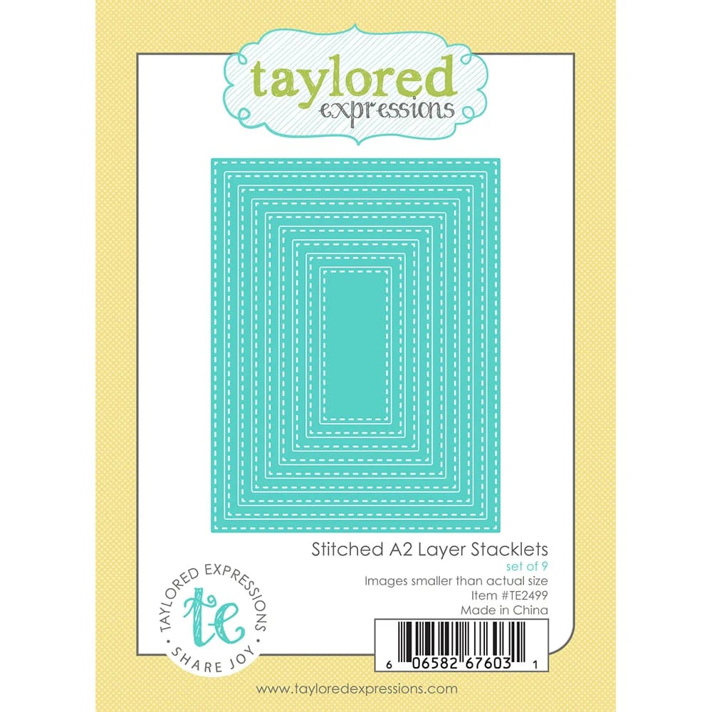 Stitched A2 Layer Stacklets Die Set DIY Scrapbook Diary Greetings Card Decor Handmade Taylored 2026 New Metal Cutting Dies Stamp