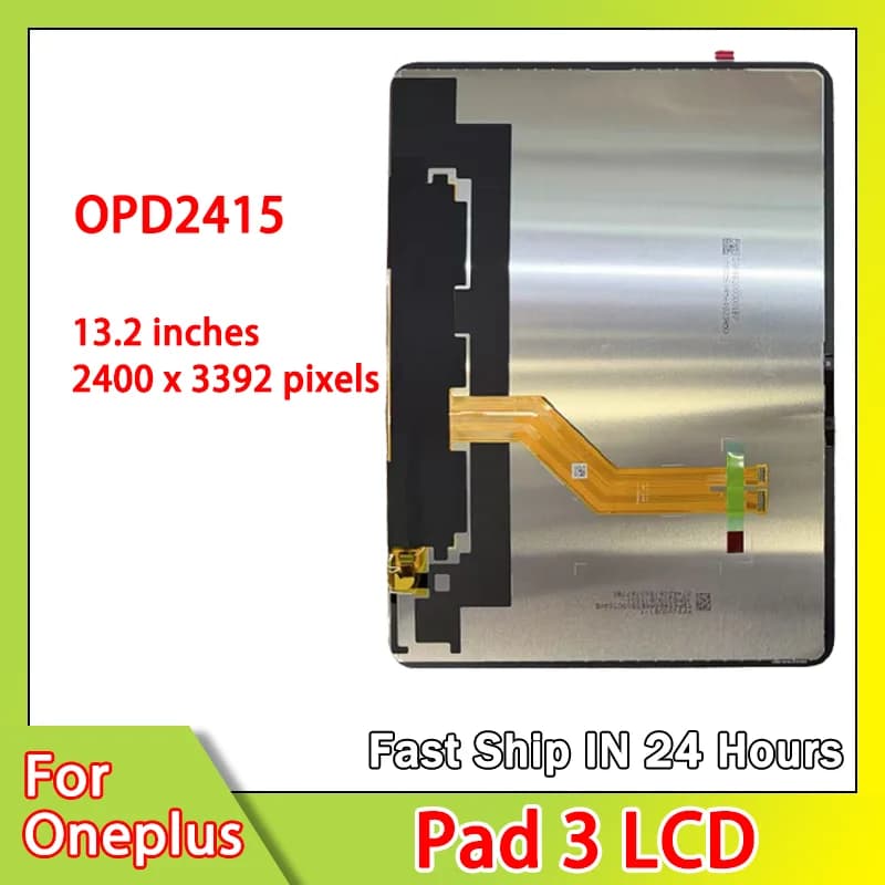 13.2“inch for 1+ Pad 3 Display For Oneplus Pad 3 LCD OPD2415 Display Touch Screen Digitizer Glass Assembly Repair Parts