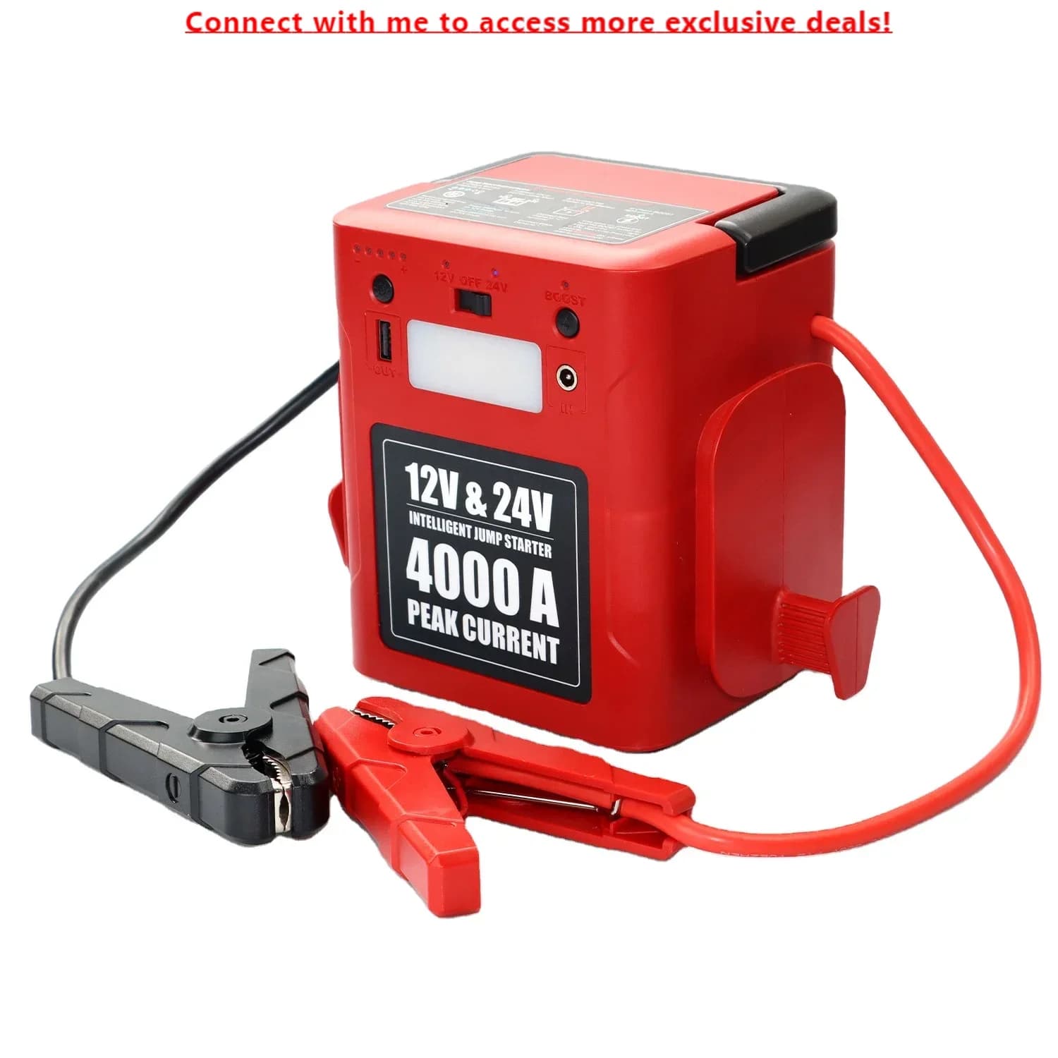 56000mAh 4000A Power Booster Jump Starter 12v 24v Batteria al litio per 17L 750HP Heavy Duty Truck Car Jump Starter Power Bank