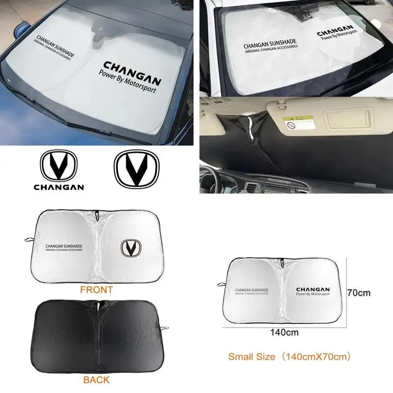 Foldable Windshield Sun Shade UV Heat Insulation Visor For Changan CS75 Plus CS55 Eado CS35 CS95 CX70 Front Window Cover