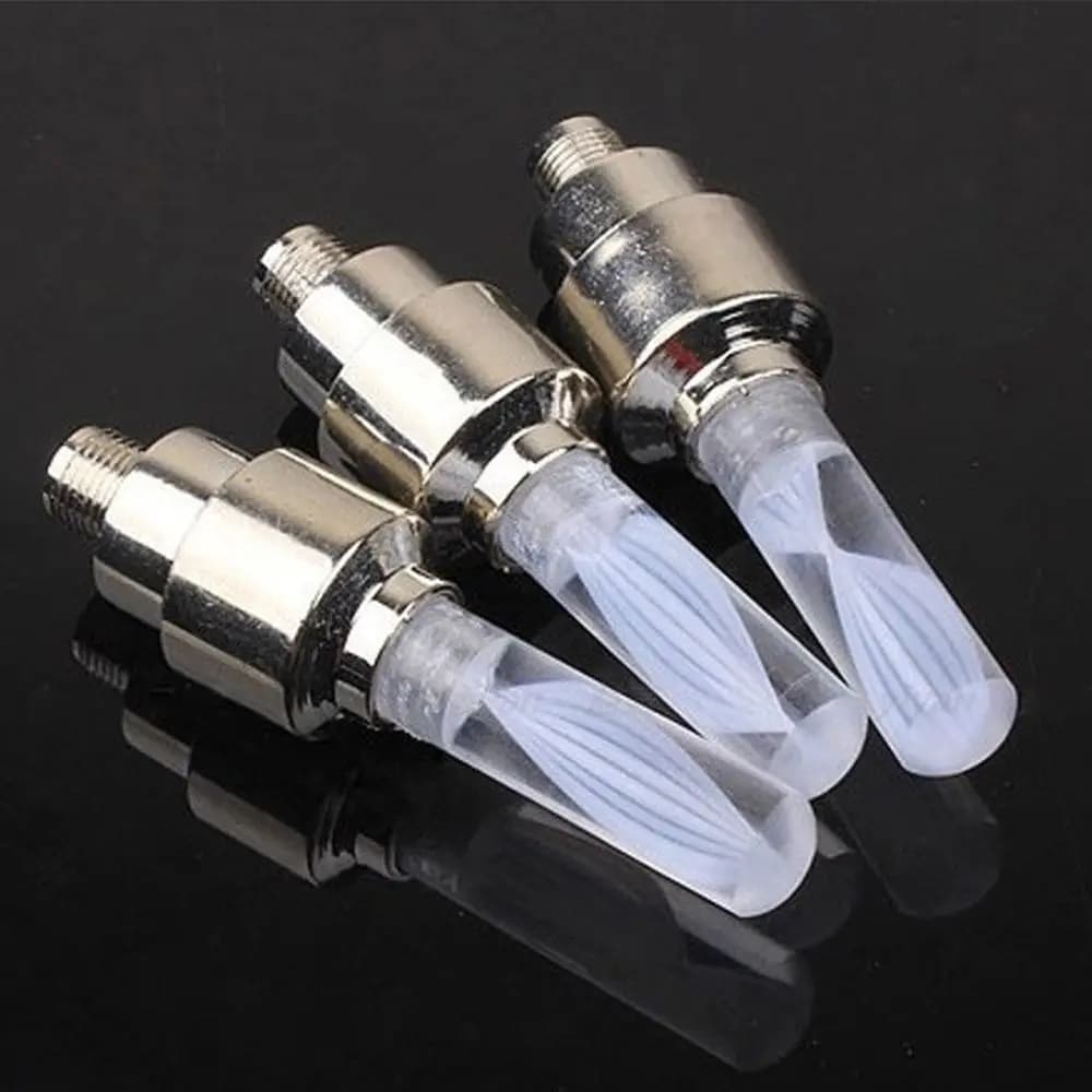 Nuovi Tappi Valvola Luminosi per Bici, Luci Notturne per Pneumatici Auto, Lampade per Gomme, Decorazione Bicicletta, Accessori Bici, Luce LED