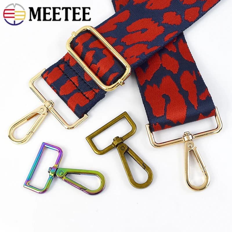 10-30Pc 20-50mm Moschettone in metallo Girevole Chiusura a moschettone Collare per cani Trigger Clip Fibbia Borsa Cinghia Moschettone Portachiavi Accessori fai da te
