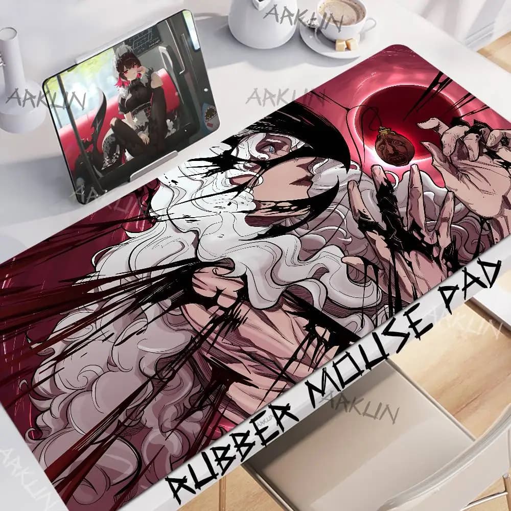 Fantastico Tappetino per Mouse da Gaming Cool G-GutsS Fashion Manga B-BerserkS Anime, Base in Gomma Antiscivolo, Resistente agli Schizzi, Durevole, Spessore 4mm