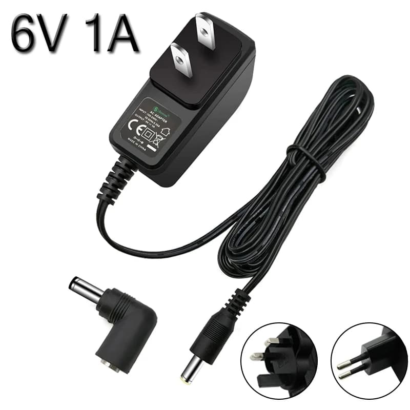 6V Power Adapter for Omron Healthcare Monitor for Upper Arm Blood Pressure 5 7 10 Series AT&T Vtech Charger for Phone Cordless DC Cor