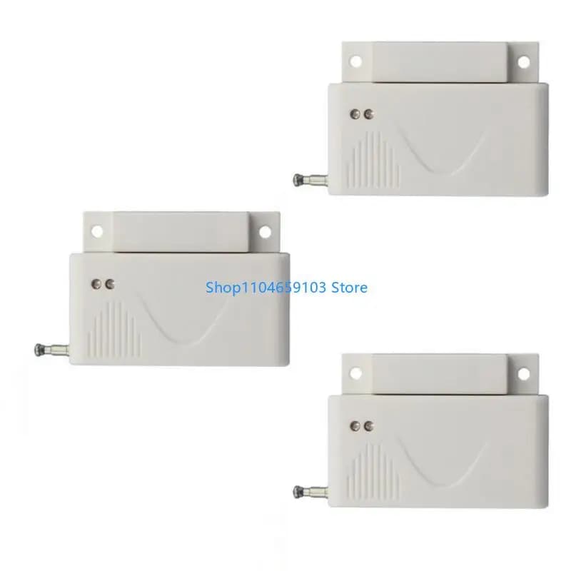 Contatto magnetico Rilevatore allarme per porte e finestre Wireless Frequenza regolabile Sensori sicurezza Integrazione