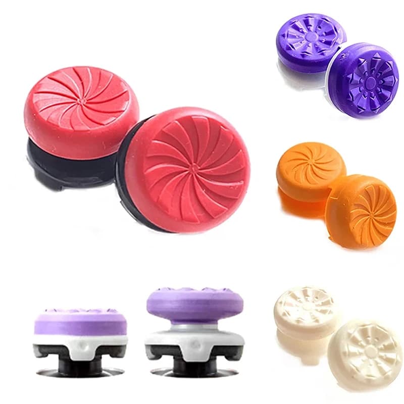 2 pz/set Videogiochi Impugnatura Del Pollice In Silicone Per Playstation 5 Ps 4 Per FPS Joystick Booster Cap Controller di Videogiochi Accessori
