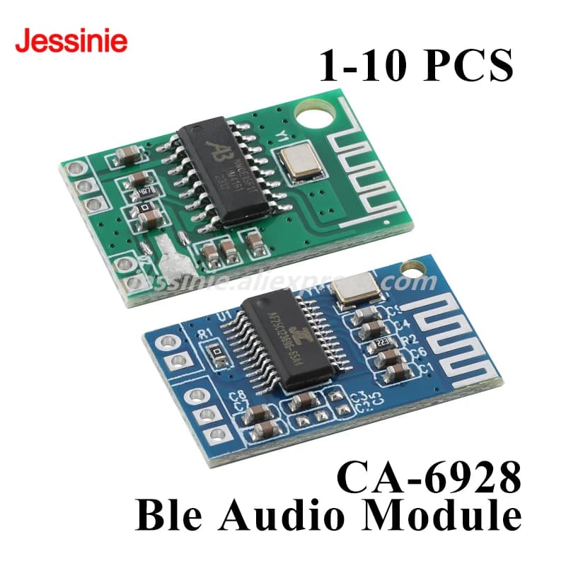 10 pz/1 pz CA-6928 Scheda Amplificatore Canale di Potenza Digitale 3.3 V-6 V Bluetooth-BT 5.0 Altoparlante Audio Aplificatore Scheda del Modulo