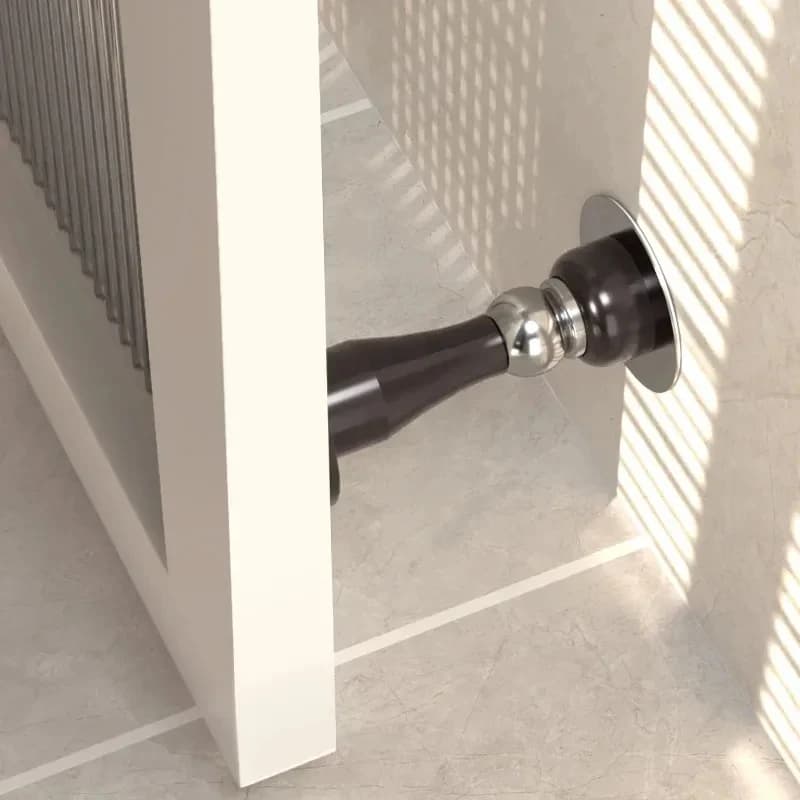 Heavy Duty Stainless Steel Magnetic Door Stopper Strong Powerful Non-Marking Door Closer for Home Bedroom Safety