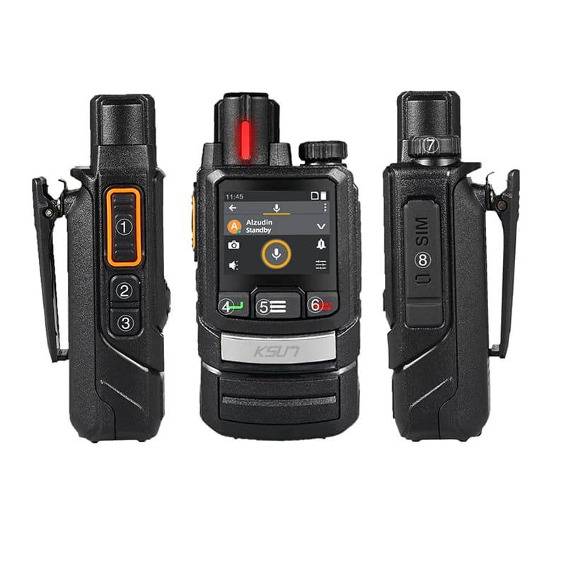 ZL60 Portable Two Way Radio Walkie Talkie Long Range 20km 100km 200km 4G LTE Walkie-talkie Compatible With Zello APP