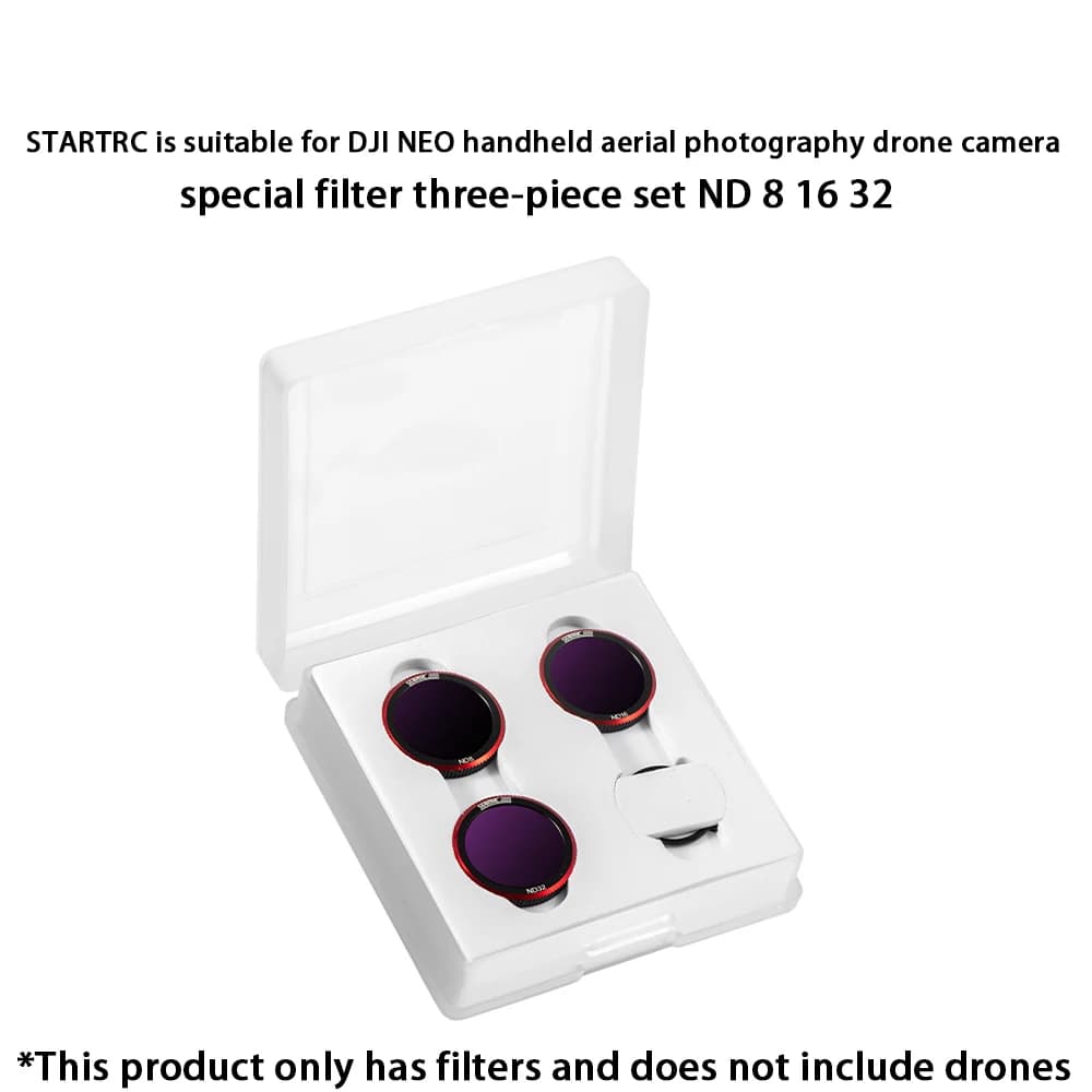 STARTRC is suitable for DJI NEO handheld aerial photography drone camera special filter three-piece set ND 8 16 32