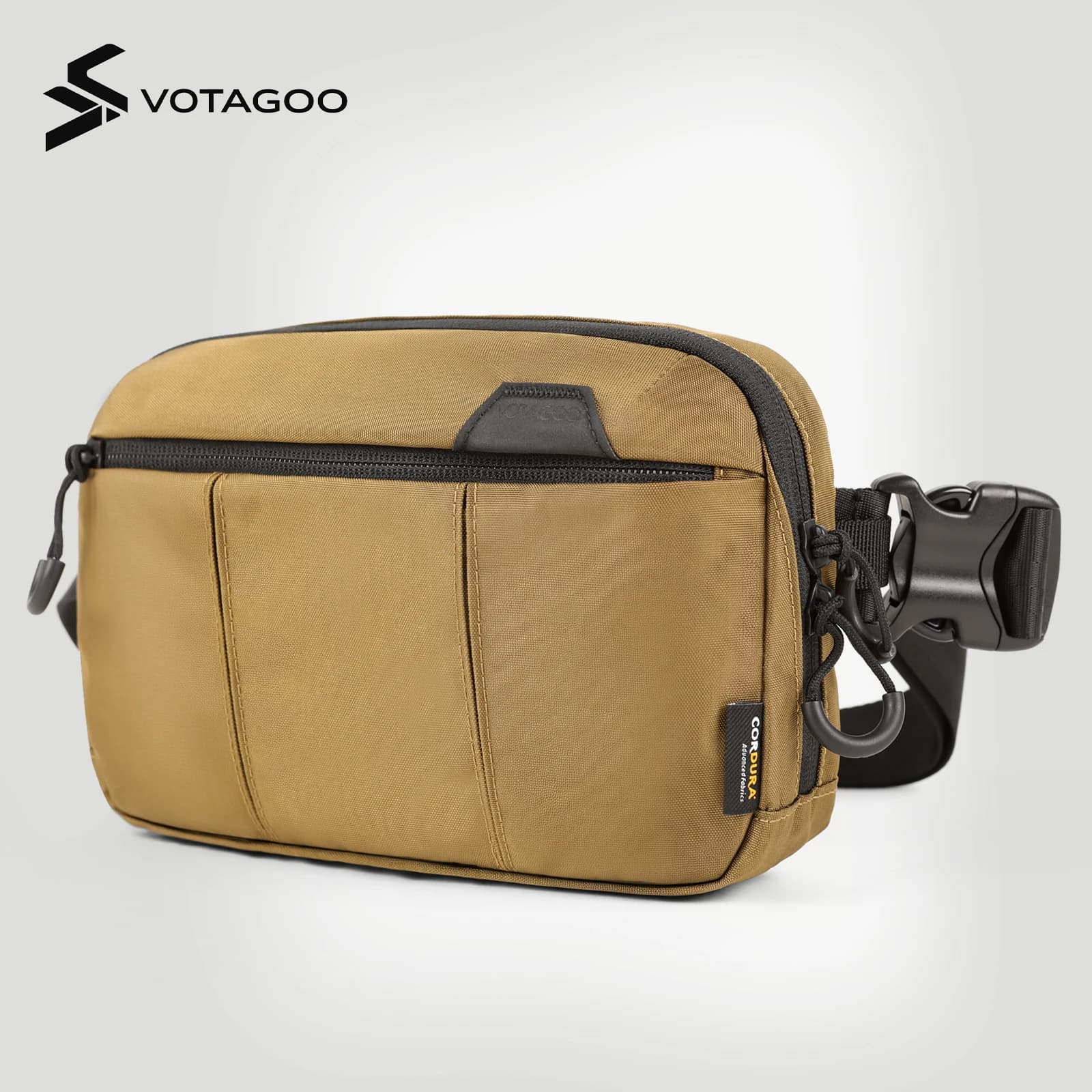 VOTAGOO Concealed Carry Waist Bag Tactical Hidden Belt Pouch EDC for Men Women Outdoor Travel Hiking Camping