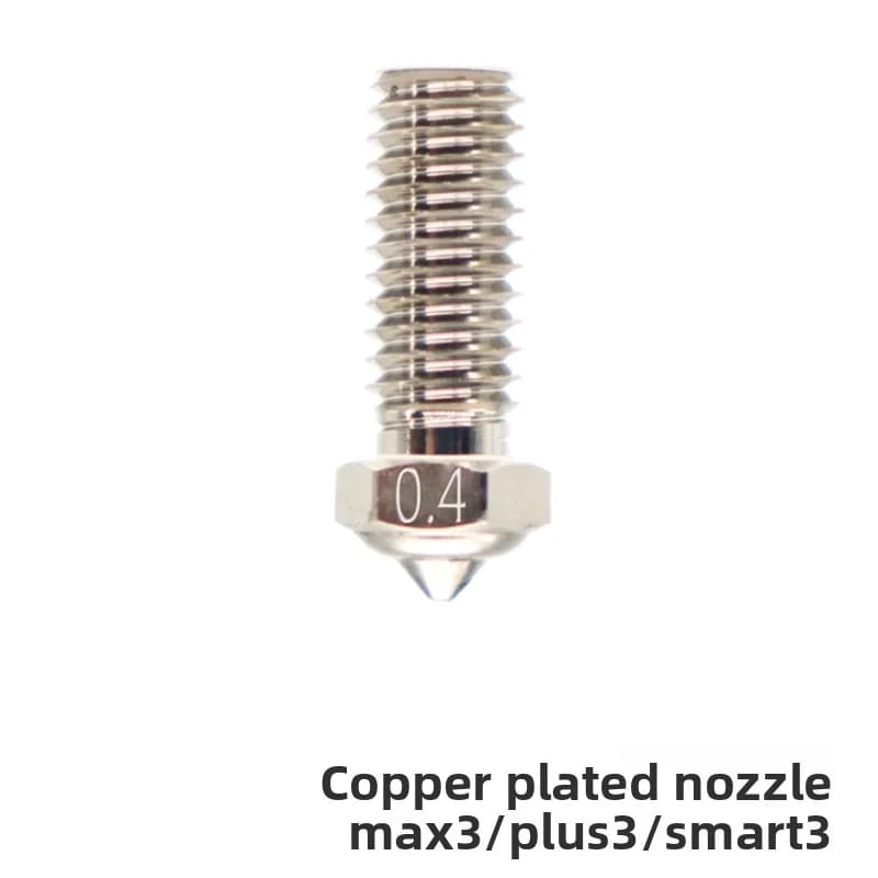 Original brand new copper-plated nozzles are suitable for QIDI Max3/Plus3/Q1 Pro 3D printer accessories