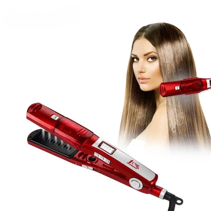 Piastra per Capelli Professionale a Vapore in Ceramica