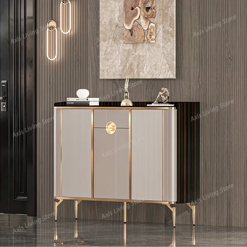 Luxury Nordic Shoe Cabinet Organizer Mobile Display Hidden Bedroom Shoe Shelf Slippers Entrance Hall Zapatero Home Furniture