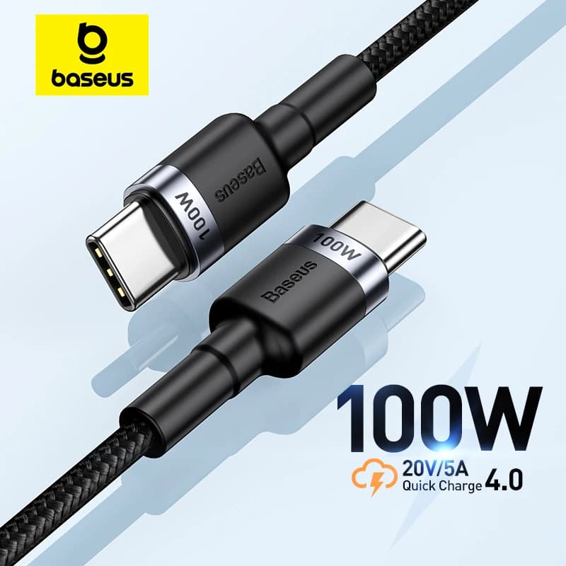 USB Type C to USB C data cable and fast charging charger cable, suitable for Xiaomi and Samsung Type-C data cables