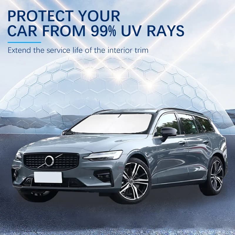 Parabrezza per auto Parasole Visiera parasole pieghevole Blocchi raggi UV per Volvo V60 T4 T8 VS North Star