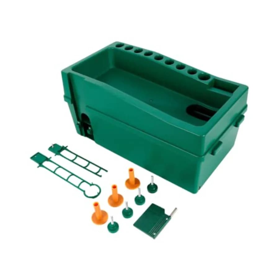 Dispenser di Palline da Golf per Allenamento, Plastica Resistente, Nero Grigio, Funzione Automatica Tee-Up Senza Alimentazione Elettrica