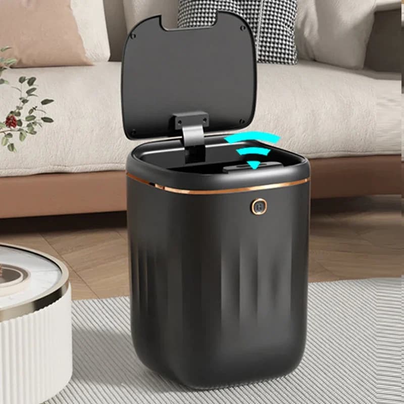 Pattumiera intelligente con sensore pattumiera automatica pattumiera Touchless ricaricabile per cestino della toilette da cucina con coperchio 22/20L