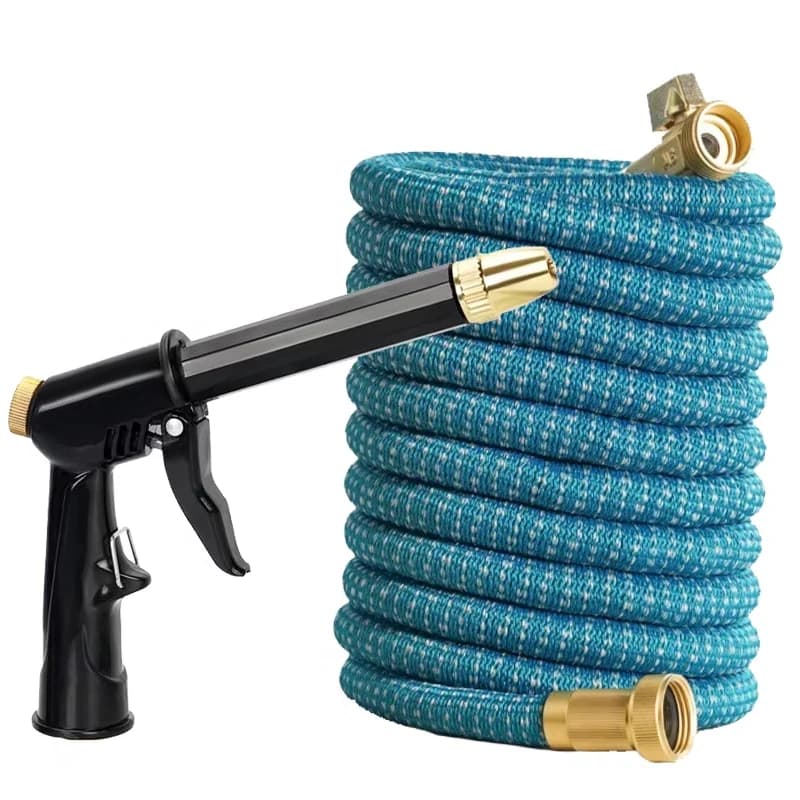 Garden Hose American Standard 3/4 Water Pipe, Extendable, High-Pressure Car Wash Water Gun, Suitable For Garden Irrigation Tools