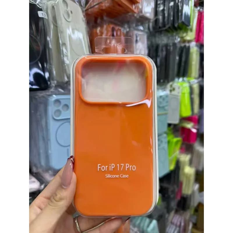 Custodia Ufficiale in Silicone Liquido Delicato sulla Pelle per iPhone 17E 17 Pro Max Air 16 15 14 Plus 13 Colore Caramella con Scatola, Cover Anti-Caduta