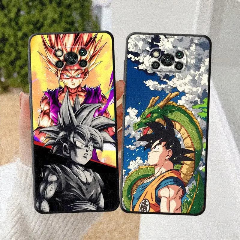Custodia morbida per telefono per Poco X3 NFC C51 C61 C75 M3 M4 Pro X7 C71 C40 C50 M5s M7 X4 Pro X5 F3 F7 Dragons Balls