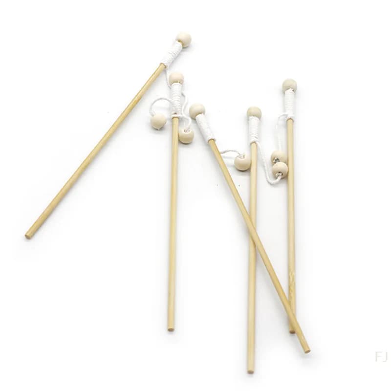 [YU] Set di 5 Canne da Pesca in Legno Magnetiche per Bambini, Giocattoli Educativi Interattivi Genitore-Figlio