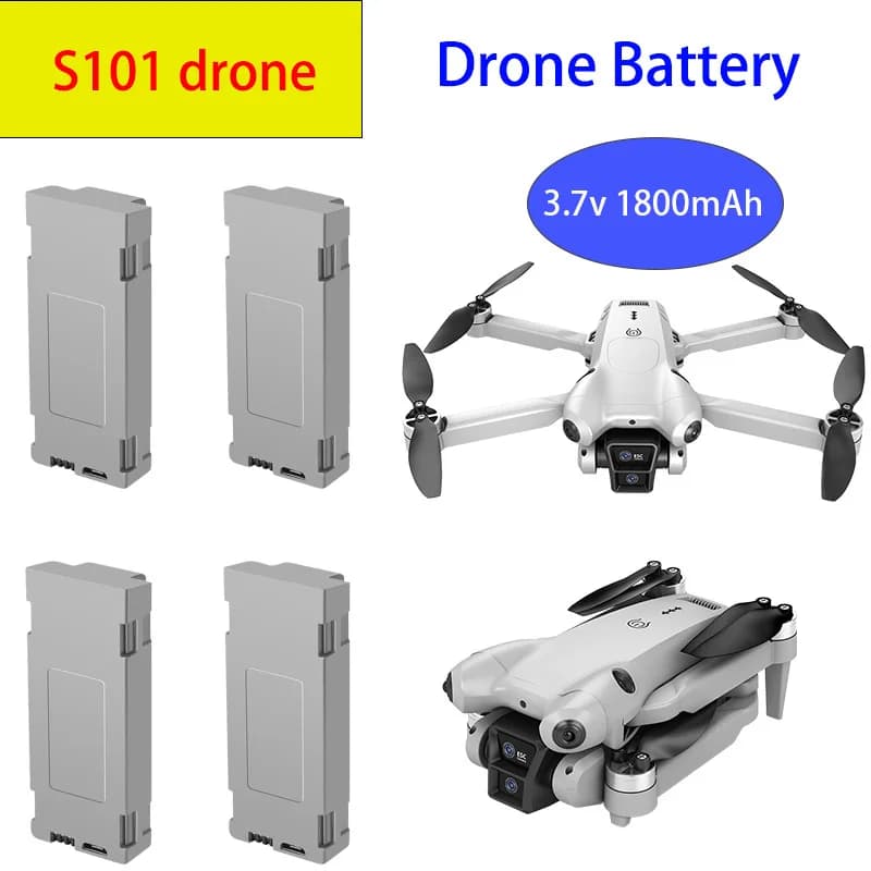 Batteria S101 Drone Originale 3.7V 1800mah Lipo Batteria per S101Max Drone RC Quadcopter Elicottero Accessori Parti di Drone