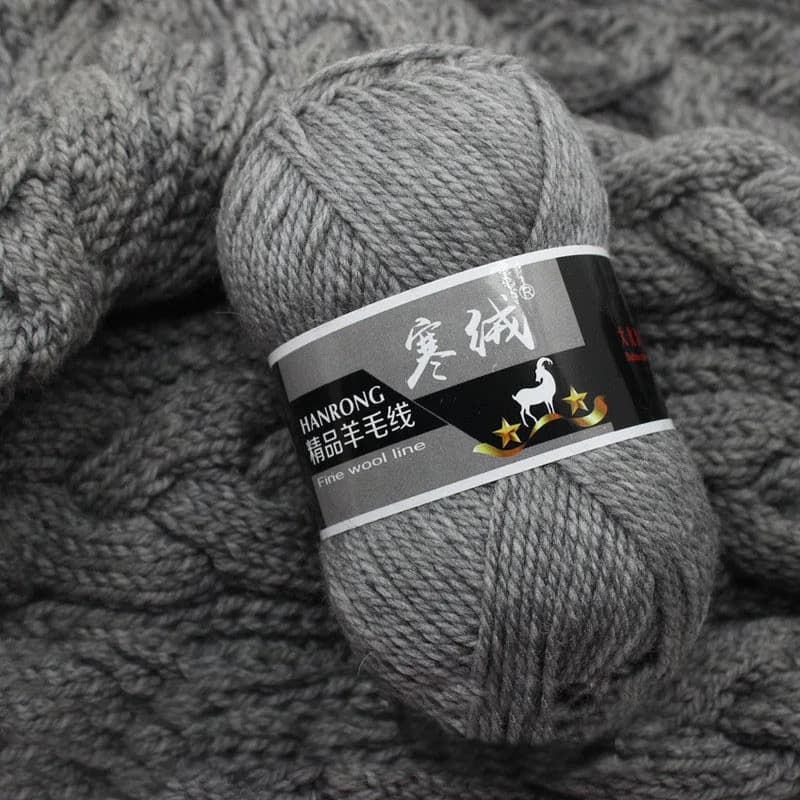 100 g/palla morbido filato di lana spesso filato di lana all'uncinetto filato di cashmere per maglieria a mano per lavorare a maglia filo di maglione di lana JK487