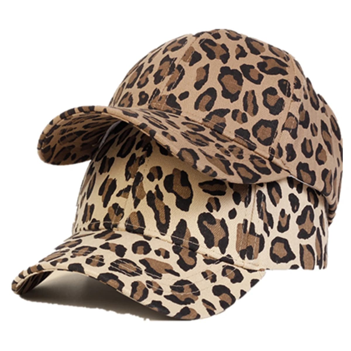 Berretti da baseball con stampa leopardata per bambini Cappelli casual regolabili per esterni primavera autunno Cappello per protezione solare da viaggio per ragazza ragazzo
