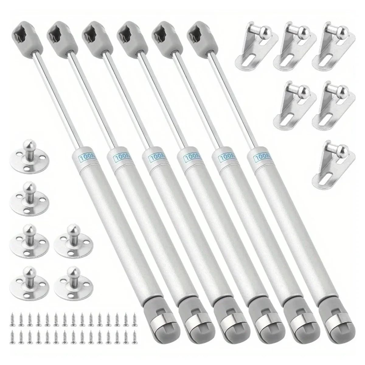 2/4/10PCS 100N Aste di supporto a molla Staffe di sollevamento per puntone a gas Ammortizzatore a gas Mobili Porta dell'armadio Copertura Aste di supporto Armadio Hydrau