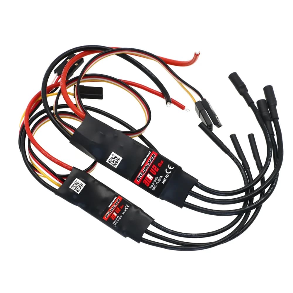 Hobbywing Skywalker 20A / 30A V2 Mini 4S Brushless ESC with UBEC for RC FPV Airplane Helicopter