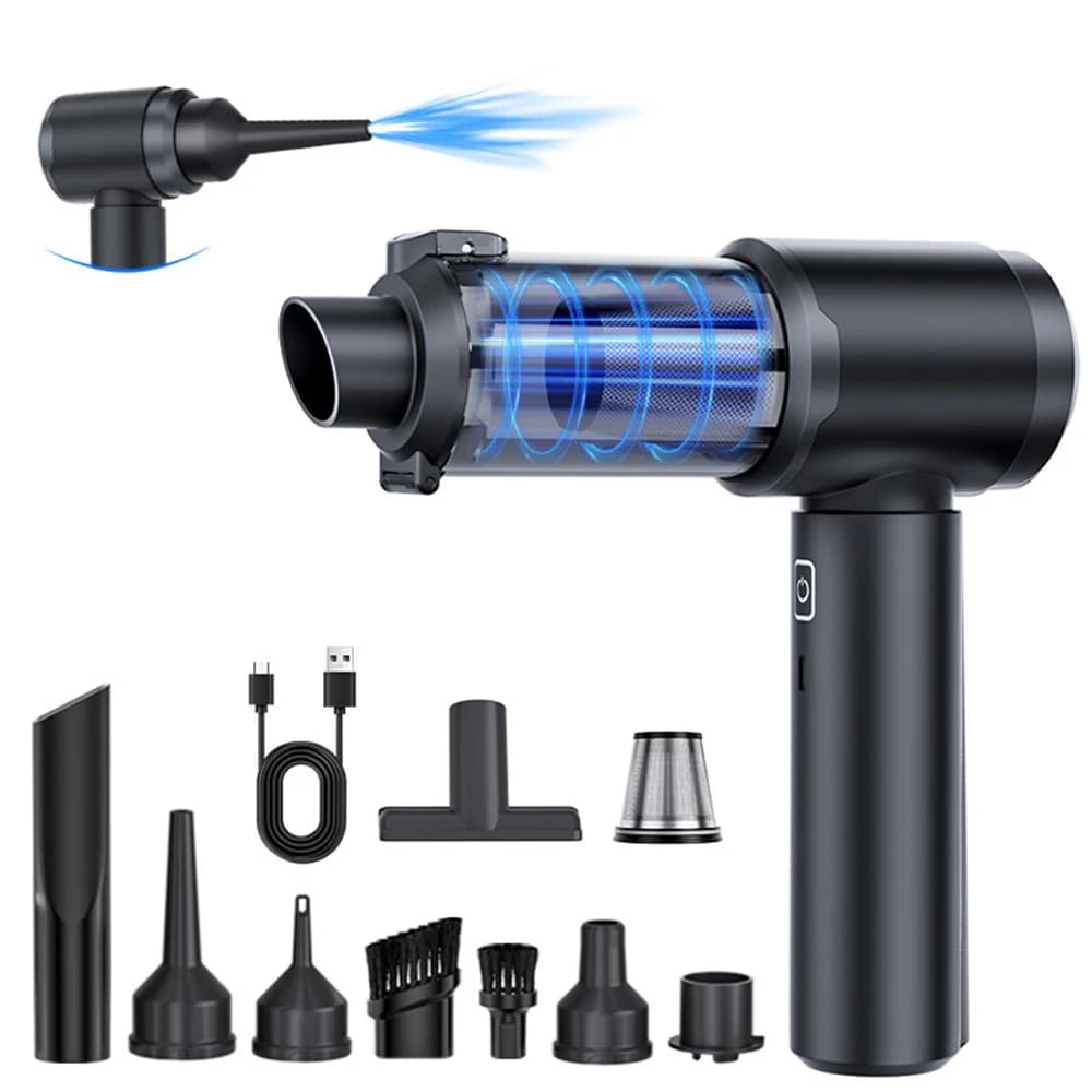Aspirapolvere per auto senza fili Palmare USB portatile Forte aspirazione Macchina per la pulizia della polvere per pavimento Auto Tappeto Divano Elettrodomestico