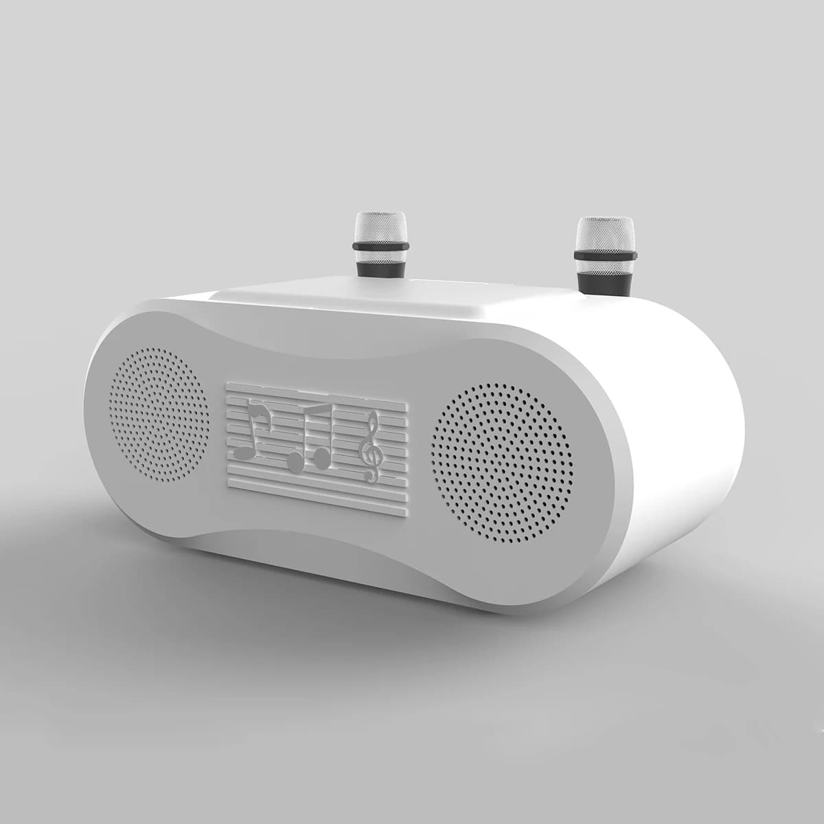 Macchina per karaoke per adulti ZJZ con schermo da 10,1\" e 2 microfoni wireless per lettori di karaoke con visualizzazione di testi TV