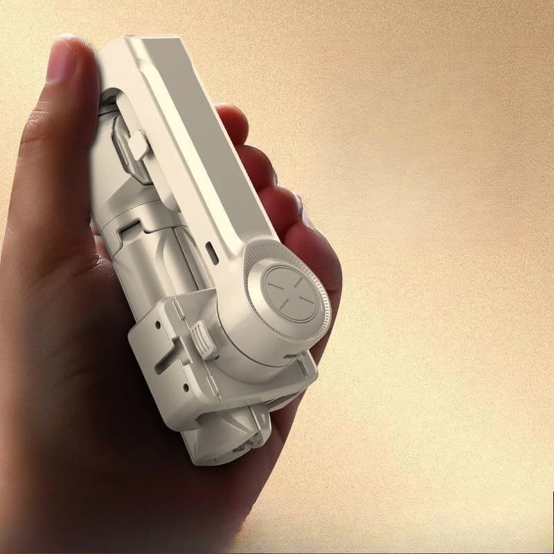 Stabilizzatore cardanico portatile, selfie stick retrattile anti-vibrazione per telefono cellulare, video di follow-up multifunzione