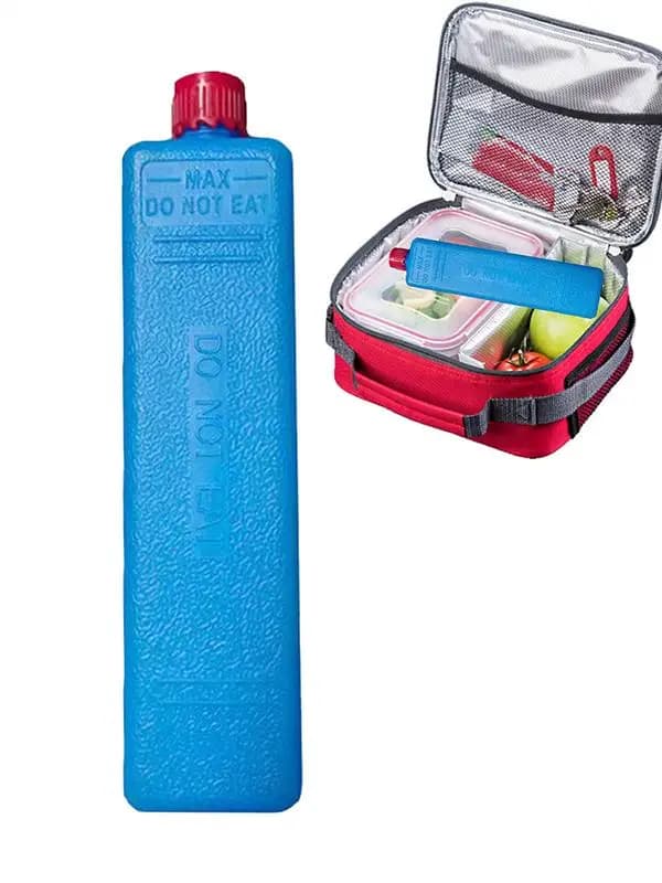 Scatola per congelatore a freddo in gel riutilizzabile con impacco di ghiaccio Scatola di cristallo per iniezione d'acqua di raffreddamento per scatole da pranzo Picnic Viaggi Conservazione di torte per alimenti freschi