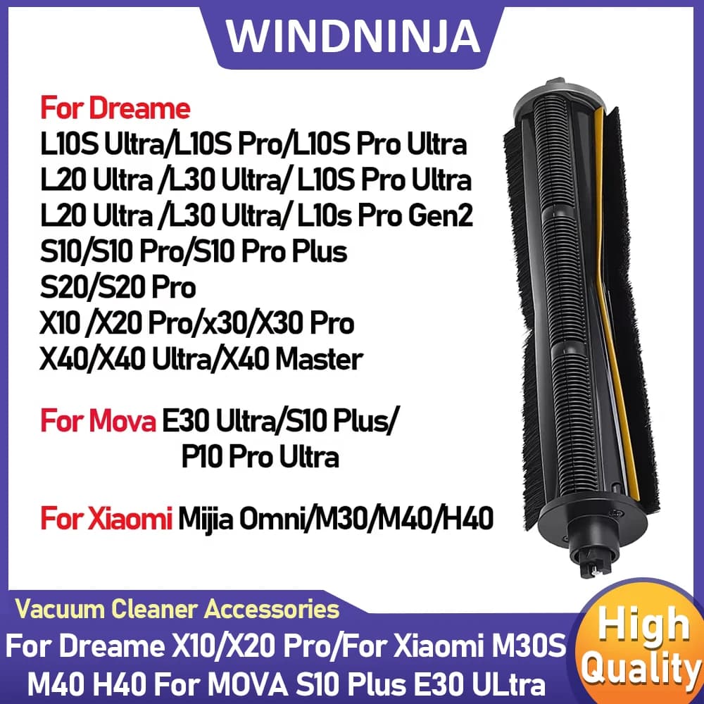 TriCut Brush Fit For Dreame X10 X20 Pro L10S Uitra L20 Ultra For MOVA S10 Plus E30 ULtra For Xiaomi M30S M40 H40 Vacuum Cleaner