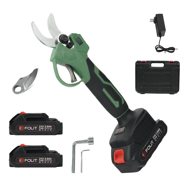 FOLIT TY-2128B Electric shears for domestic pruning with plastic material and industrial grade rubber handle