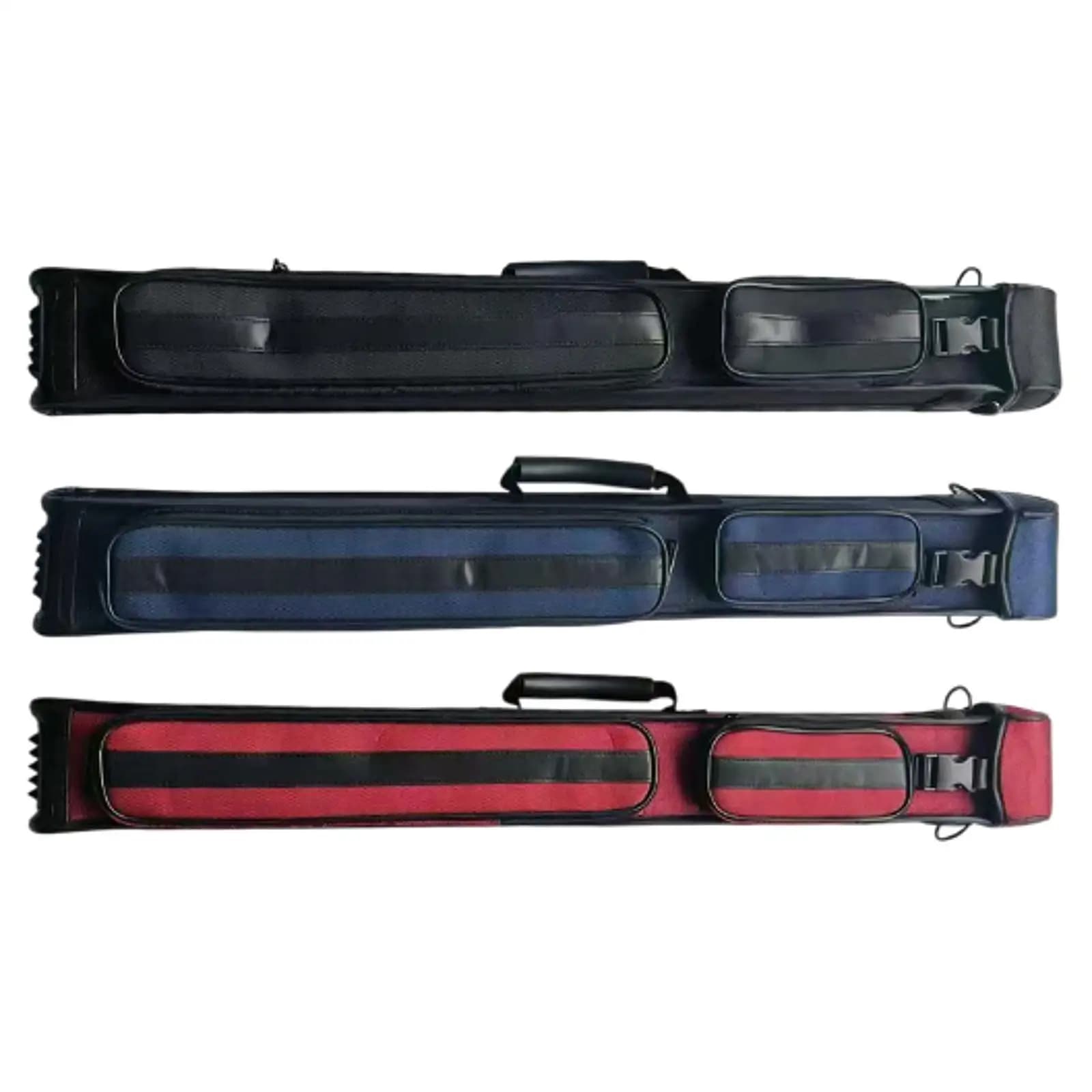 Custodia Professionale per Stecche da Biliardo in Nylon Resistente e PU Rigido, Protezione per Stecche da Biliardo per Club