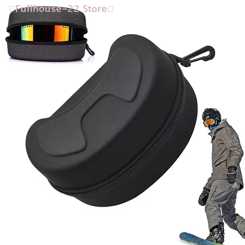 【MAX-22】Scatola per occhiali da sci e snowboard, custodia protettiva portatile in EVA rigida, resistente all'acqua e agli urti, accessori per lo sci