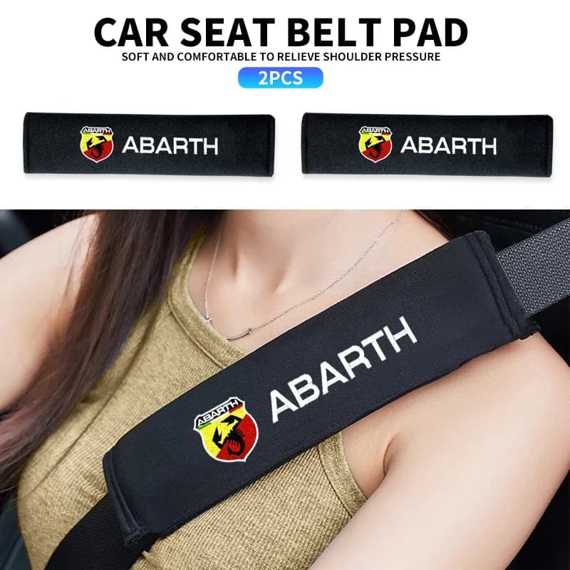Safety Belt Turn Safety Belt Shoulder Belt Cover Breathable Safety Belt for Abbas Abarth Punto 124/125/500 Stilo Ducato Car Accessories