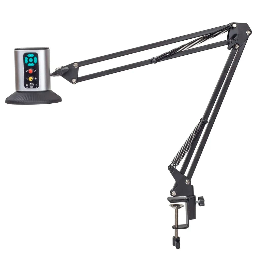 Telecamera per microscopio digitale 4K Ultra HD all-in-one con HDMI, USB e supporto a morsetto per riparazione industriale di PCB e telefoni cellulari