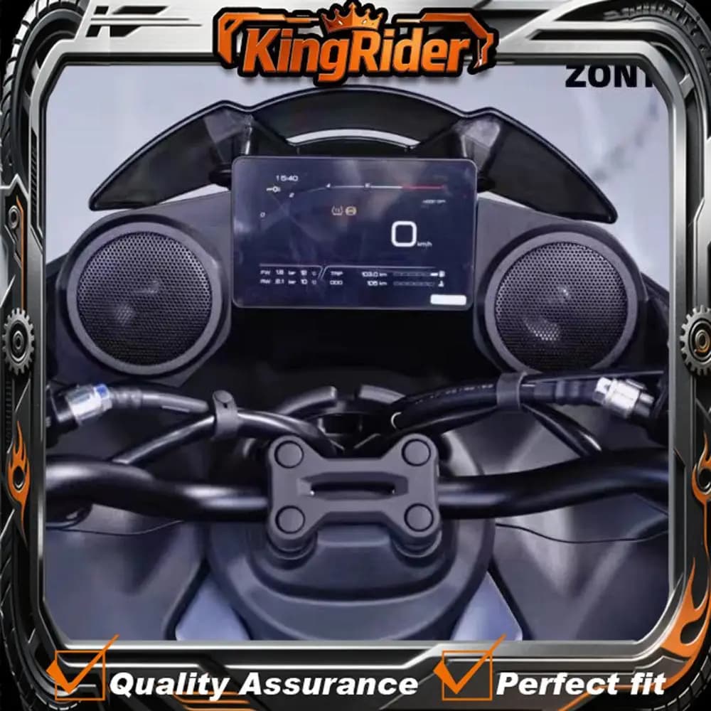 ZONTES 150X Speaker Upgrade - Non-destructive Audio Accessories for Motorcycles, Bluetooth Subwoofer, Waterproof V