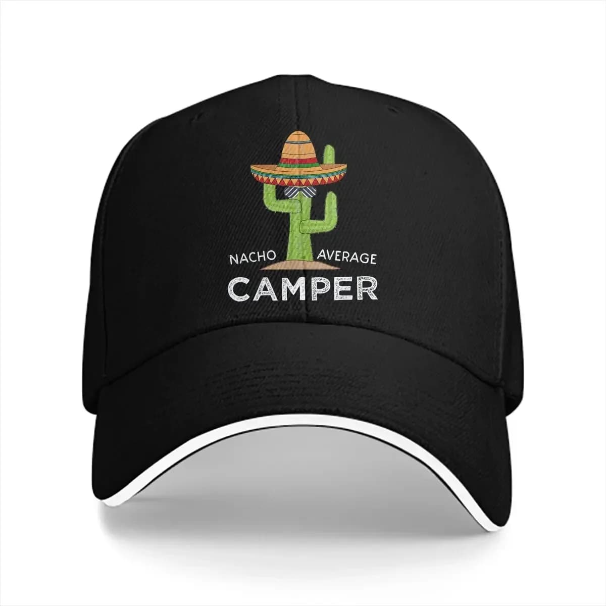 Pure Color Dad Hats Nacho Average Men's Hat Sun Visor Baseball Caps Camping Peaked Cap