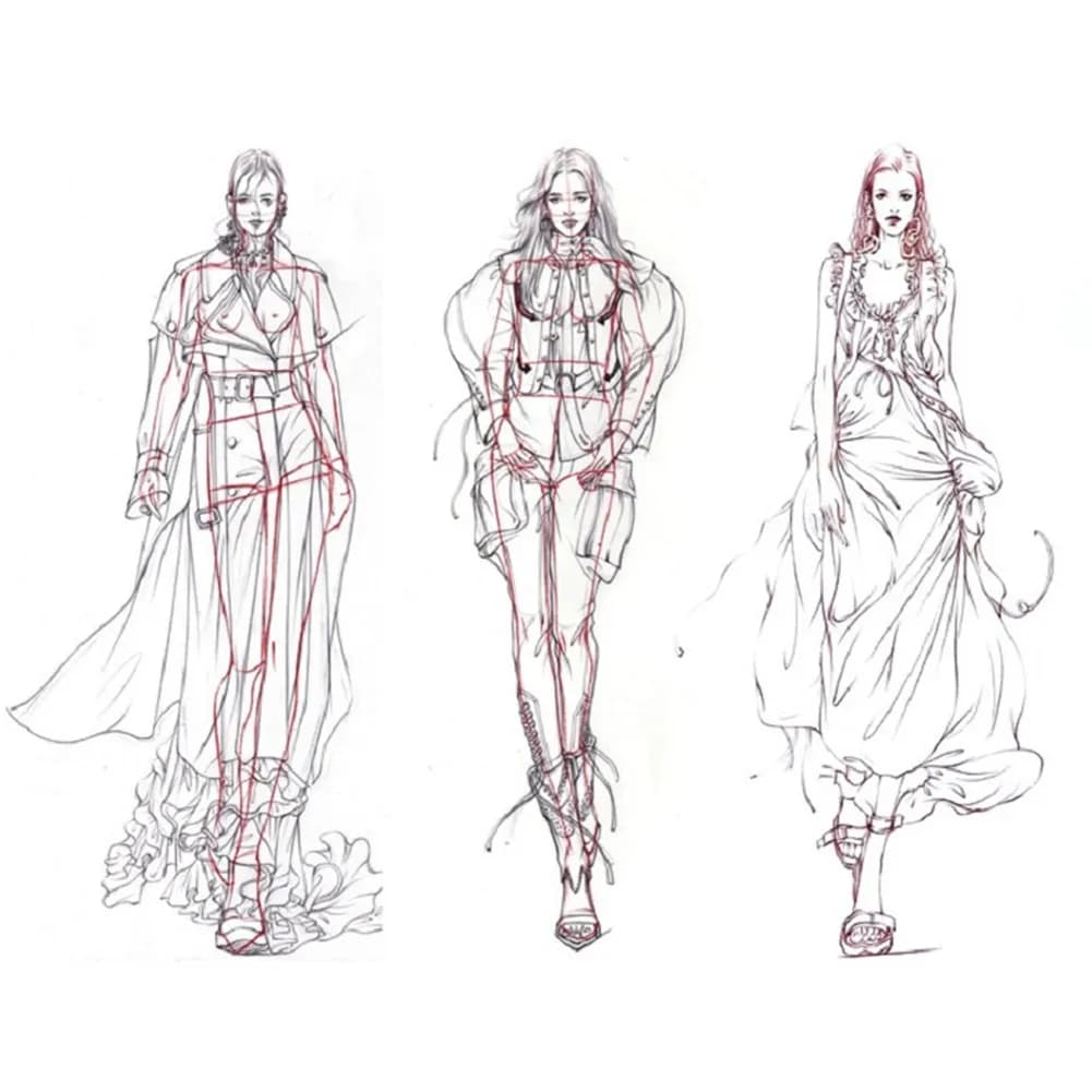 4/5pcs righello per cucire in plastica misura righello su misura fare abbigliamento donna Fashion Design disegno righello figura strumento modello di disegno