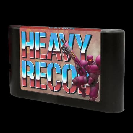 Heavy Recoil 16Bit MD Game Card With CaseFor MegaDrive Game Console